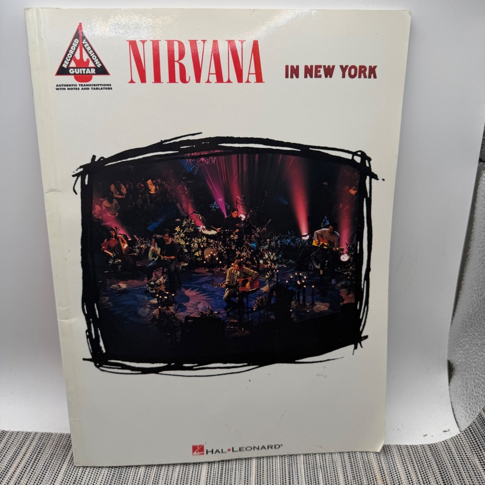 Nirvana In New York Guitar Tab Songbook Hal Leonard MTV Unplugged Transcriptions